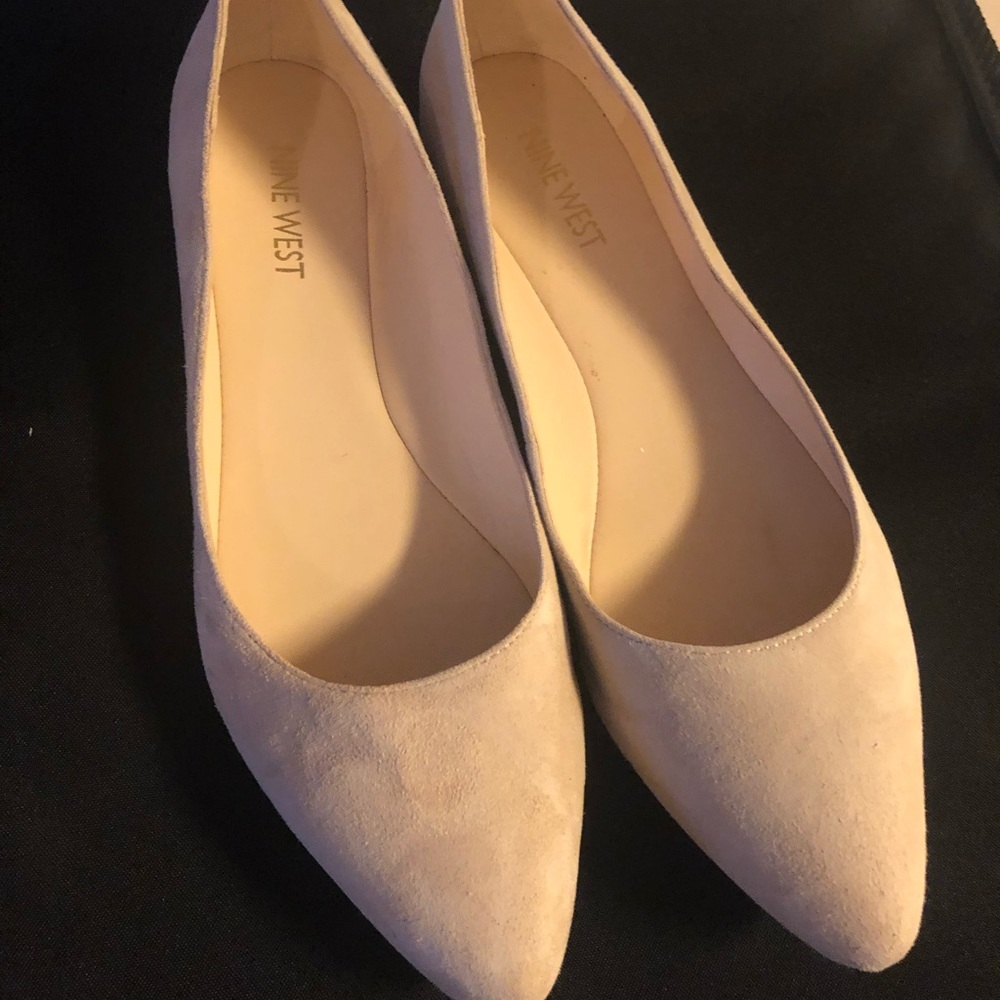 Nine West Suede Pointed Flats